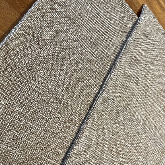 2-Pc Tweed Brown White Neutral Modern Farmhouse Throw Pillow Covers - Picture 8 of 11